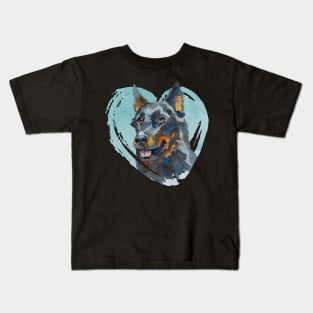 Beauceron Portrait Kids T-Shirt